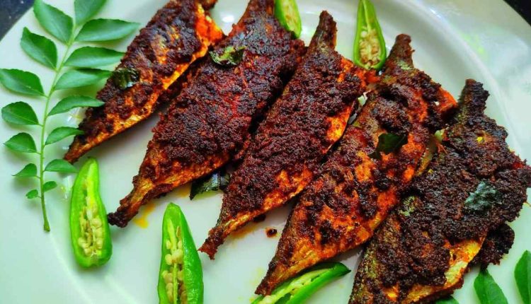 Kerala style Mackerel Fry recipe