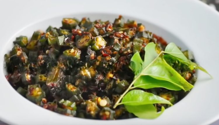 Vendakka Mezhukkupuratti Recipe