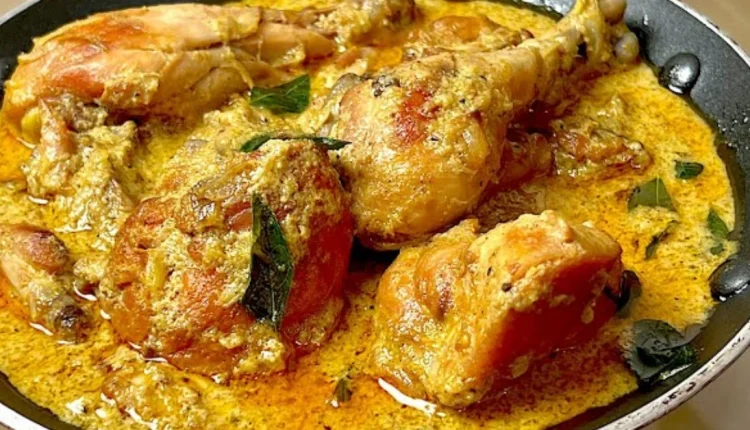 Chicken curry with coconut milk recipe