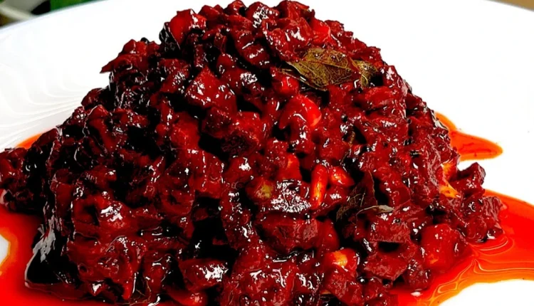Kerala Style Beetroot Pickle Recipe