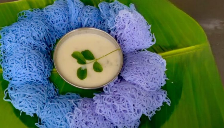 Natural Blue Colour Idiyappam
