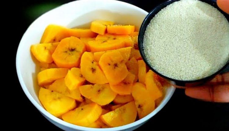 Rava Banana snack