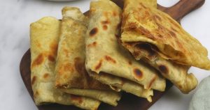 Easy Soft Chappathi with Vegetable Fillings Recipe