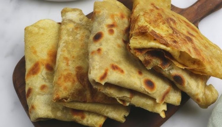 Easy Soft Chappathi with Vegetable Fillings Recipe