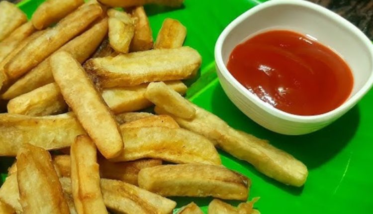 Fried Pachakkaya Snack Recipe
