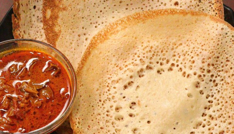 Instanat Breakfast Wheat Flour Appam Recipe