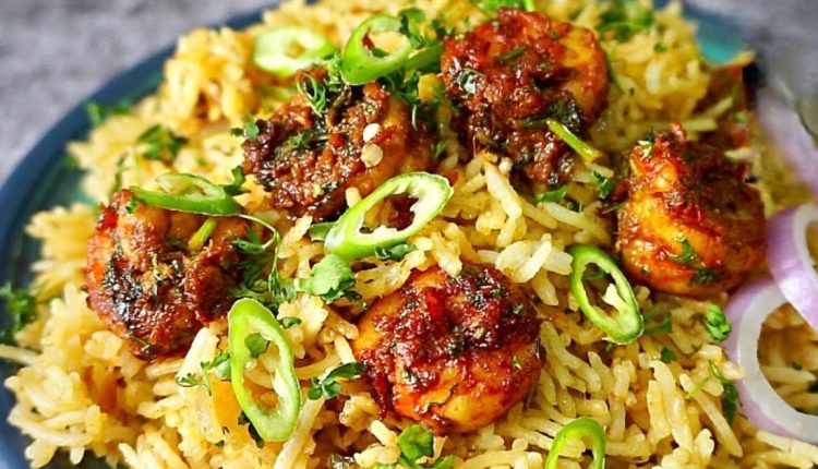Kannur Special Prawns Biriyani Recipe