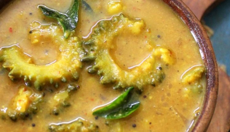 Tasty Bitter Gourd Pitla Recipe