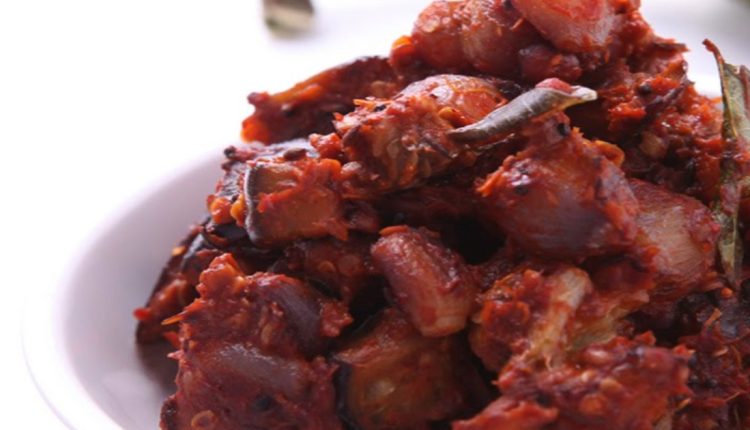 Tasty Brinjal Chilli Chutney Recipe