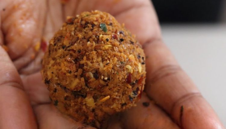 Tasty Dried shrimp Chammanthi Recipe