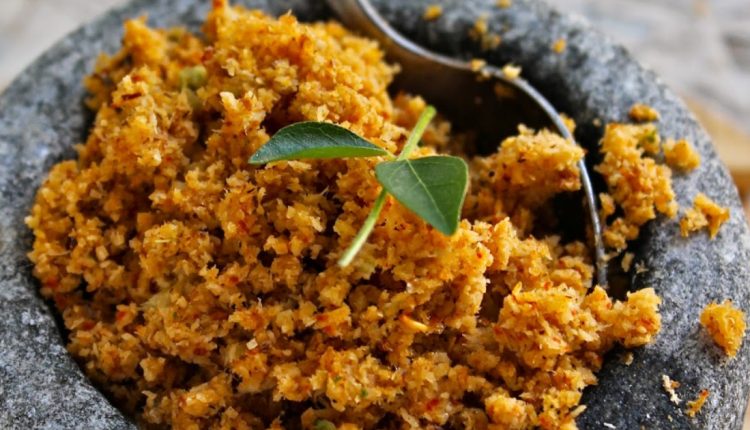 Unakka Chemmeen Chammanthi Recipe